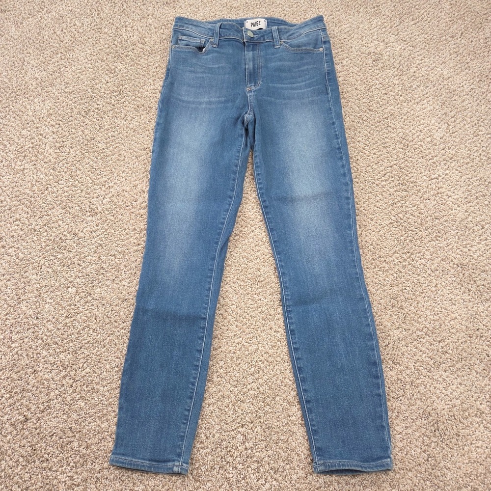 Paige Women's Hoxton Ankle Skinny Jeans Medium Wash Mid rise jeans Size 27